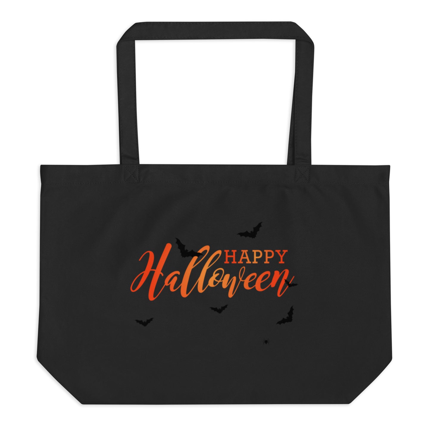 Happy Halloween Large organic tote bag