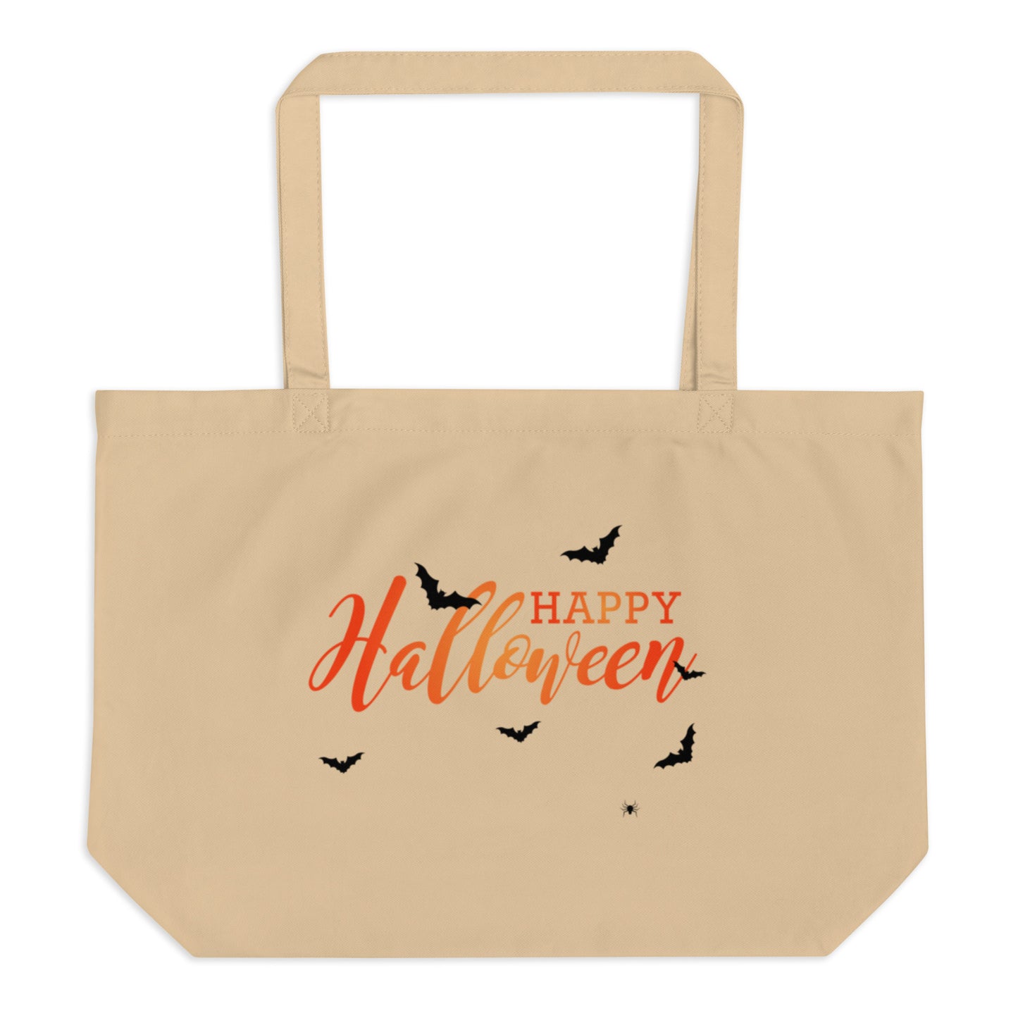 Happy Halloween Large organic tote bag